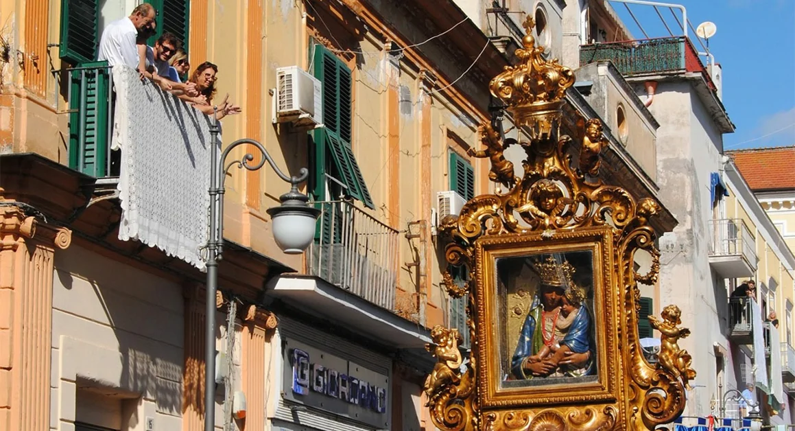 Torre Annunziata - Stefano De Martino alla Festa della Madonna della Neve
