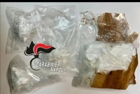 Oltre mezzo chilo di cocaina nell'armadio, un arresto nel Vesuviano