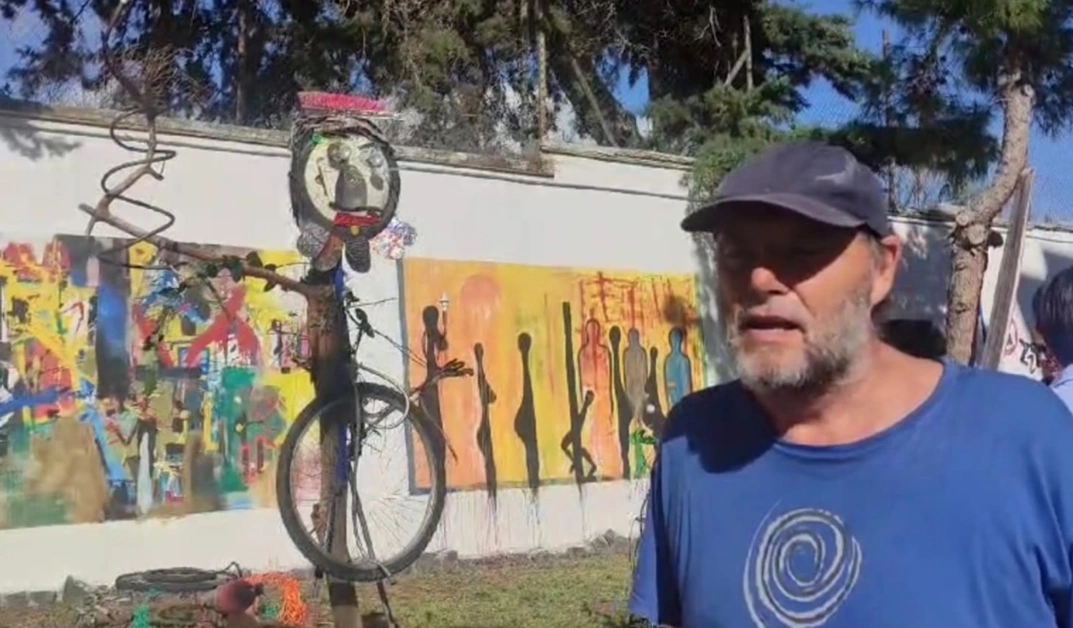 Parco delle Pareti d'Arte a Boscotrecase, la nuova opera del friulano Di Marco