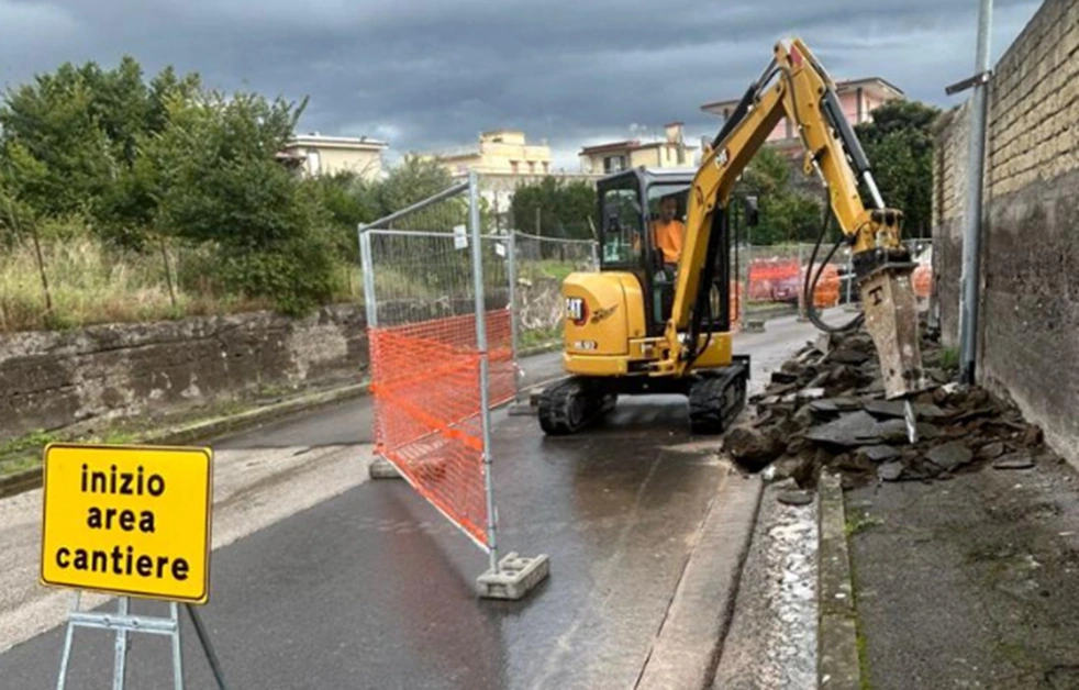 Via Rio a Boscotrecase, partono i lavori di messa in sicurezza