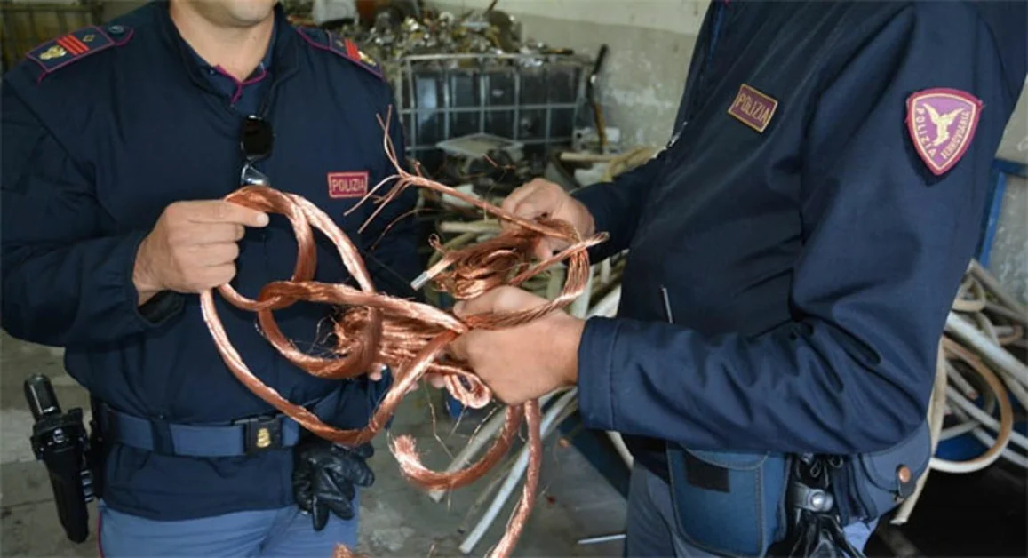 Cavi di rame, tre imprenditori denunciati tra le province di Napoli  e Salerno