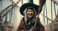Gianni Morandi si traveste da vecchietta. Nel 1978 incise "La Befana Trullalà"