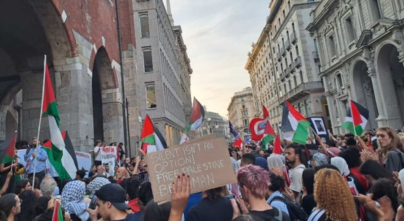 Manifestazioni pro Palestina a Milano e a Roma svolte senza scontri