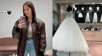 Valentina Ferragni in un atelier di abiti da sposa: "Un incontro speciale"