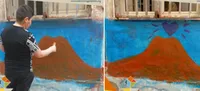 Torre Annunziata - Il "murale gentile" di Alessandro: "Provo anche io a cambiare la città"