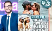 Enrico Papi, passione a Formentera con un volto noto della tv: lei è un'ex naufraga