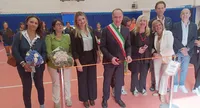 Torre del Greco -  Inaugurata la ristrutturata palestra del comprensivo Leopardi