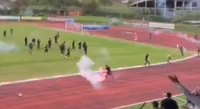 Cassino-Savoia, invasione di campo di un gruppo di "tifosi" dei Bianchi: duro comunicato della società