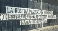 Dura contestazione dei tifosi verso il Savoia: "Matachione game over"