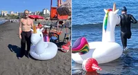 Torre Annunziata - Salvatore Cimmino: l'allenamento nelle acque del nostro mare