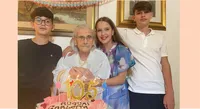 Torre Annunziata - Nonna Carlotta festeggia i 105 anni con i 4 figli, 8 nipoti e 11 pronipoti