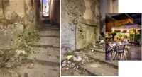 Torre Annunziata - Rampa Lavatoio e B&B "I Patrizi": il brutto e il bello vicini vicini