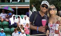Caldo record a Wimbledon, fan si attrezzano con ombrelloni e vino per sfuggire al sole cocente